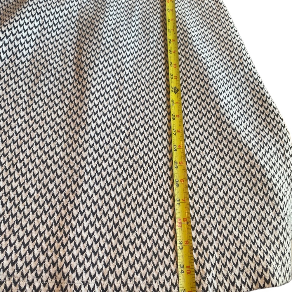 LOFT Black and White Sleeveless A Line Dress - Picture 11 of 12